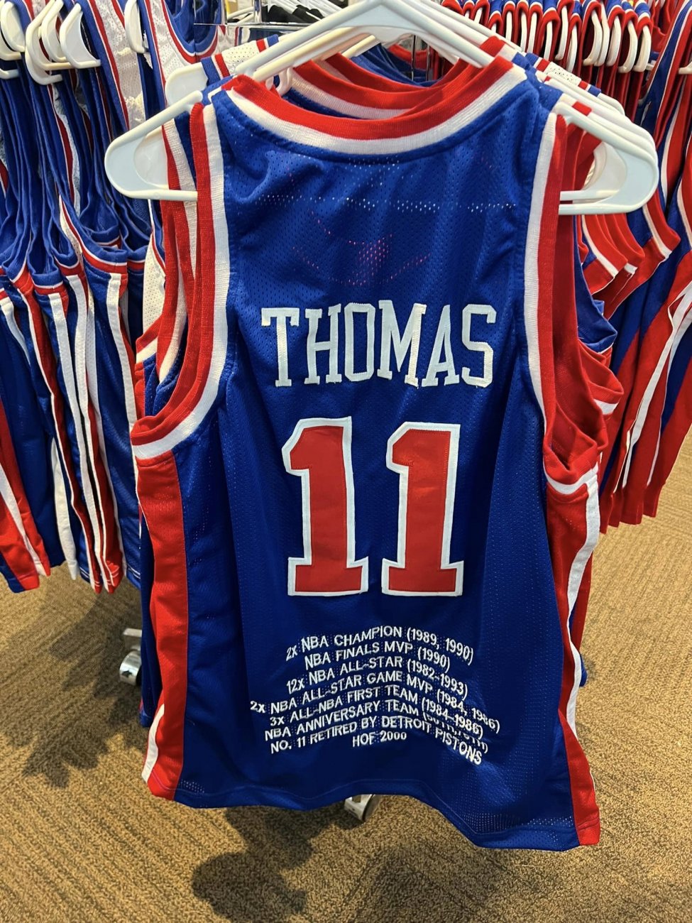 Isiah thomas basketball jersey shop