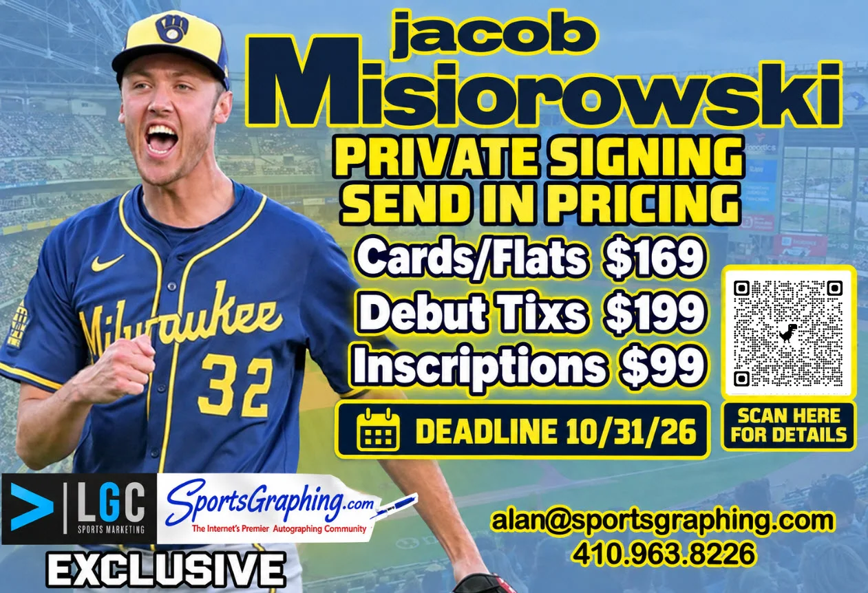 [Sportsgraphing.com] Jacob Misiorowski Private Signing November 2026 Brewers 2026 Cy Young Frontrunner