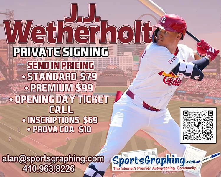 [Sportsgraphing.com] JJ WETHERHOLT Cardinals Rookie 2B Private Signing April 27th