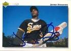 1992 Upper Deck Minors Autographed Card #3-Jeffrey Hammonds-Hagerstown Suns.jpg