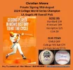 [Sportsgraphing.com] Christian Moore 2024 College World Series Champion Private Signing August 28th, 2024