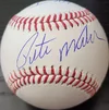 Pete Weber Autographed OMLB Inscribed Baseball Beckett COA v1.jpg