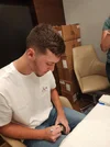 [Sportsgraphing.com] Brewers Phenom Jacob Misiorowski Autograph Signing
