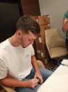 [Sportsgraphing.com] Brewers Phenom Jacob Misiorowski Autograph Signing