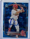 JJ Wetherholt Autographed 2025 Bowman BLUE Mojo Refractor BCP-22 v2.webp