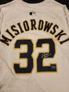 Jacob Misiorowski Autographed Milwaukee Brewers Nike Cream Home Limited Custom Jersey v2.webp