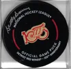 Scotty Bowman Autographed Detroit Red Wings 100th Game Puck.webp Scotty Bowman Autographed Detroit Red Wings 100th Game Puck.webp