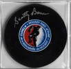 Scotty Bowman Autographed Hockey Hall of Fame Puck.webp Scotty Bowman Autographed Hockey Hall of Fame Puck.webp