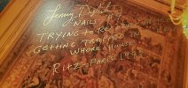 Lenny Dykstra Autographed 16x20 Photo Inscription Trying to Recover French Whore House GOLD Cl...jpg