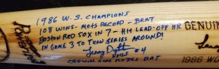 Lenny Dykstra Autographed Louisville Slugger 1986 World Series Game Model Bat 2.jpg