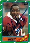Charles Mann Autographed 1986 Topps Football ROOKIE Card Inscribed HTTR.jpg