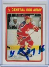 Vladimir Konstantinov 1990 O-Pee-Chee Red Army Inserts 21R Autographed Card.jpg