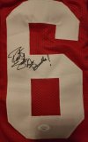 Robert Smith Autographed Custom Red Ohio State Vikings Go Bucks Jersey 1.jpg