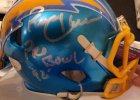 Ronnie Harmon Autographed Chargers Chrome Mini Helmet 92 Pro Bowl 2.jpg