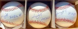 Jackson Holliday Autographed OMLB Baseball inscribed 2022 #1 v2.jpg